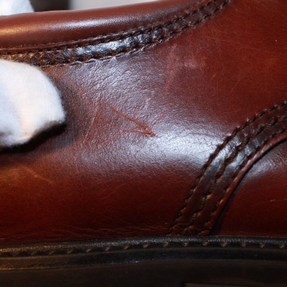 Dockers Size 10.5M GORDON Cordovan Brown Leather Oxford CapToe Dress Shoes - Picture 10 of 12